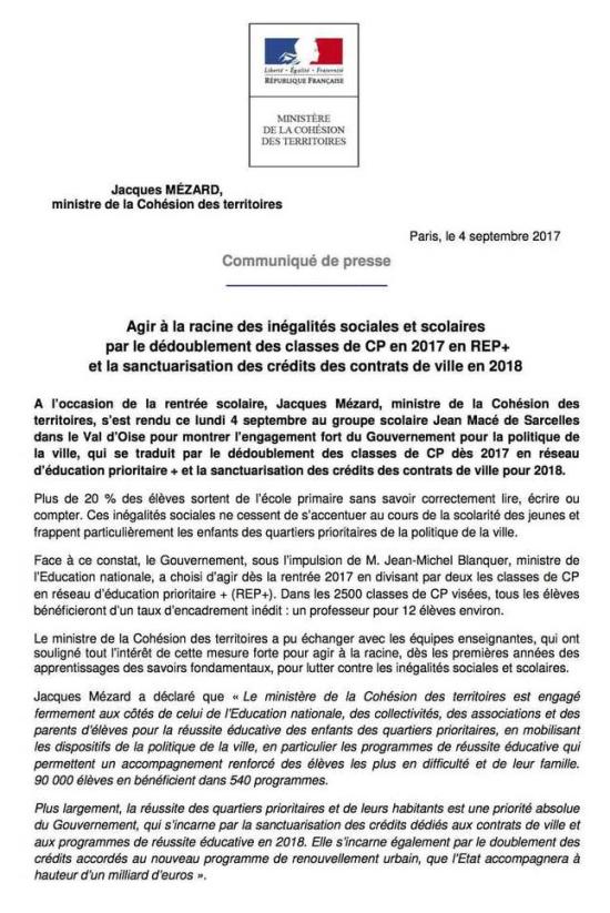 Sanctuarisation Contrats de Ville 07-09-2017