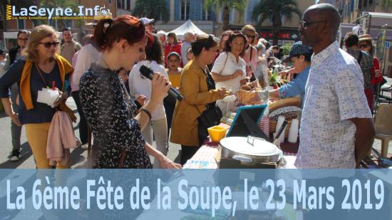 Retour en Images: La 6ème Fête de la Soupe, du 23 Mars 2019 sur la Place Martel-Esprit au Centre-Ville de La Seyne