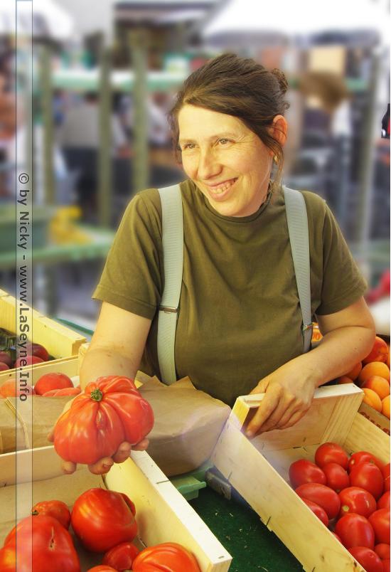 Francoise - Marché provençal - Cours Louis Blanc - La Seyne sur Mer