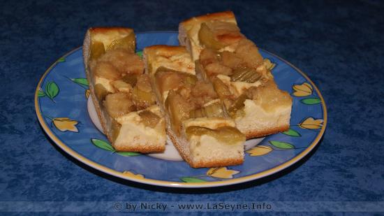 Tarte à la Rhubarbe