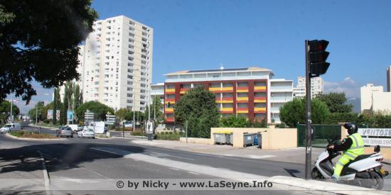 Entrée du quartier nord de La Seyne avec la cité Berthe