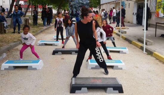 Sports de pied d'immeuble