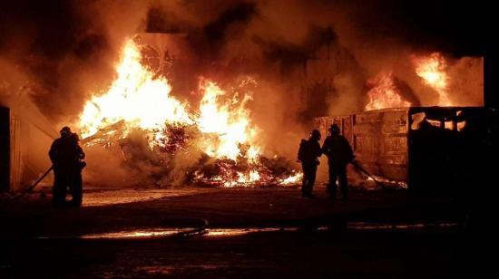 Avenue Robert Brun: Un incendie a ravagé un stock de 300m3