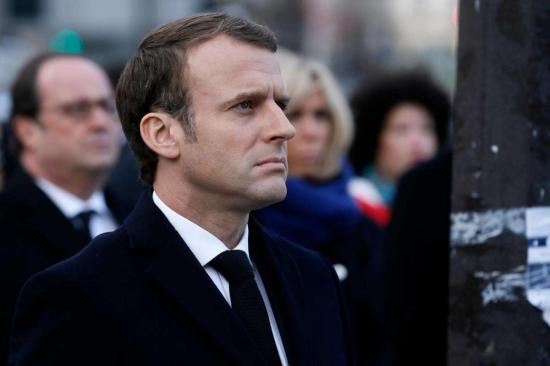 C'est la première fois que le chef de l'Etat se déplace dans le Var depuis son élection. AFP