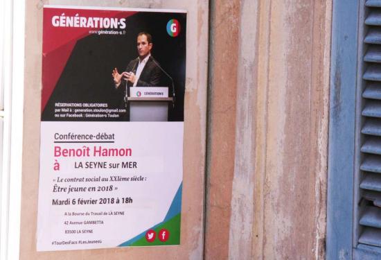 Conférence-débat avec Benoît Hamon le 6 février 2018 à La Seyne sur Mer