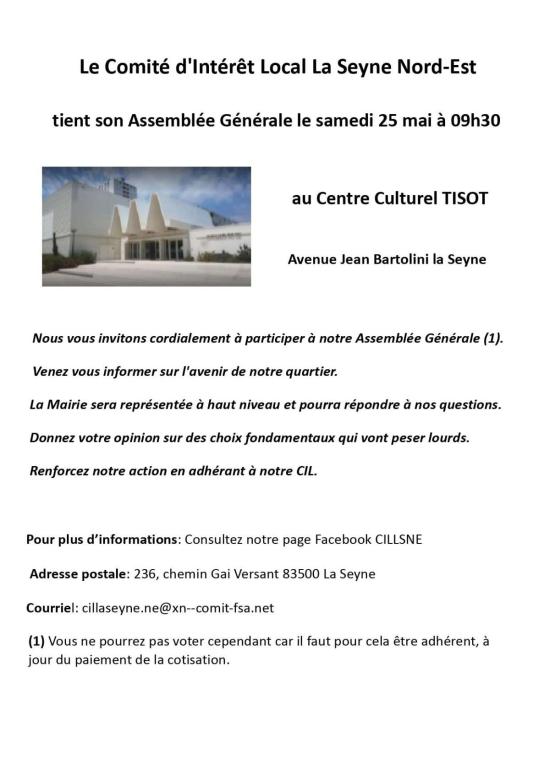 Affiche AG CILLSNE