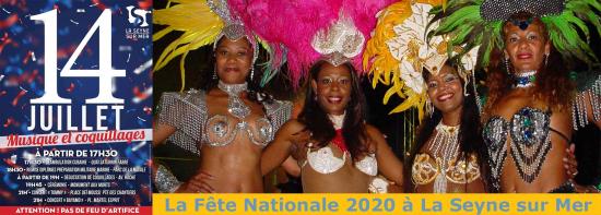 La Fête Nationale 2020 à La Seyne sur Mer, le 14 Juillet