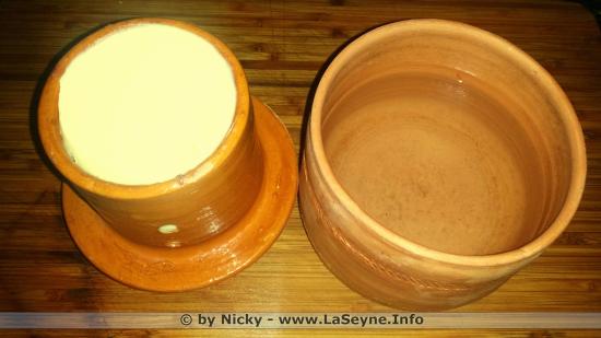 Beurre demi Sel fait Maison dans son Beurrier à Eau