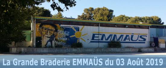 Grande Braderie EMMAÜS Var, le 03 Août 2019