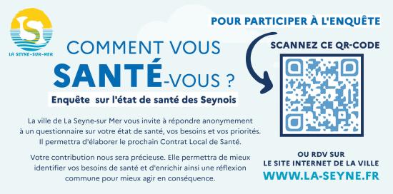 Enquête sur l'Etat de Santé des Seynois ... Comment vous SANTÉ-VOUS ?