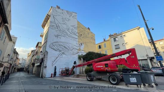 Fresque Place Perrin - Photos du 06/03/2021