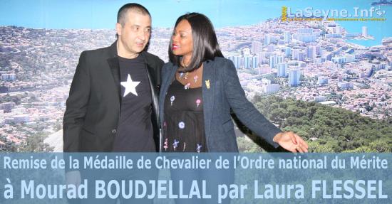 la Médaille de Chevalier de l’Ordre national du Mérite à Mourad BOUDJELLAL par Laura FLESSEL - samedi 28 avril 2018