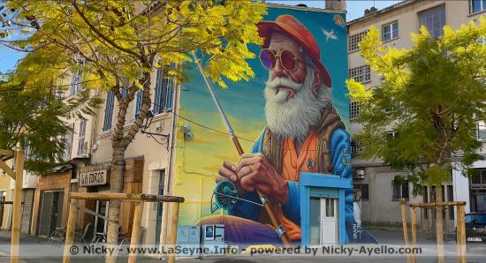 Pescaïre: La Fresque du Pêcheur à La Seyne fait partie des dix Finalistes du Concours national 2024