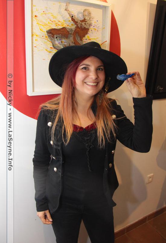 Expo Peintures «Portraits d’Âmes» de Magali Savary chez D'Aqui Sushi