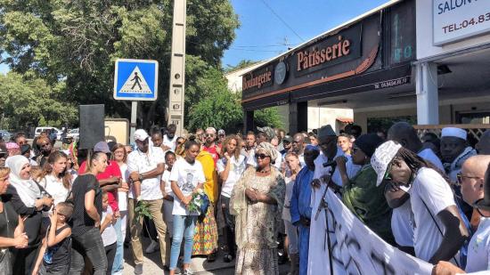 500 Personnes réunies à La Seyne pour un dernier Hommage à Demba Touré