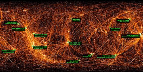 A quoi ressemblerait l'Espace si nos Yeux étaient sensibles aux Rayons X ?