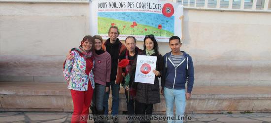 Rassemblement: Nous voulons des Coquelicots, le 05 Avril 2019 à Toulon