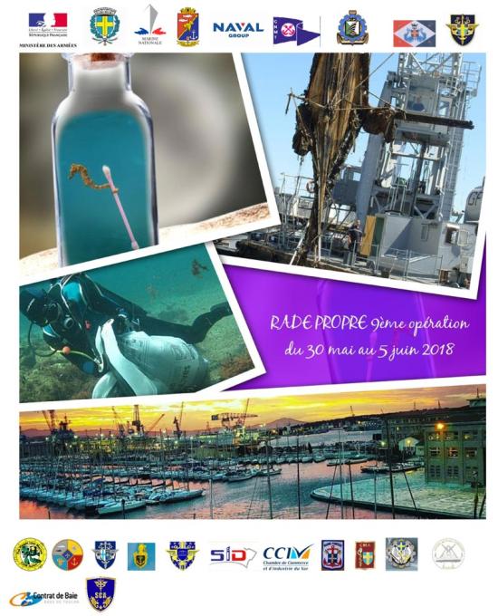 Opération Rade propre 2018: Mercredi 30 Mai à La Seyne