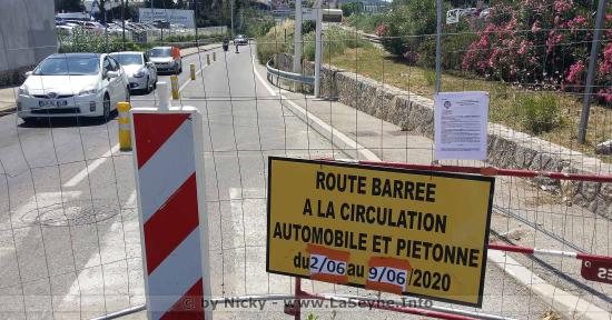 #Travaux Pont-Rail: Fermeture de l’Avenue Rabin près de la Gare, du 02 au 15 Juin 2020