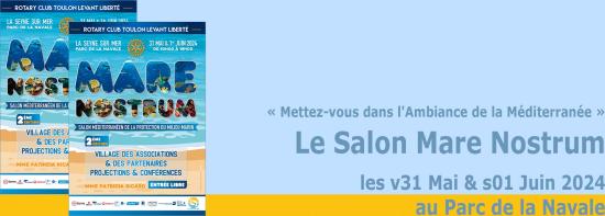 Le Salon Mare Nostrum 2024, les 31 Mai & 1er Juin