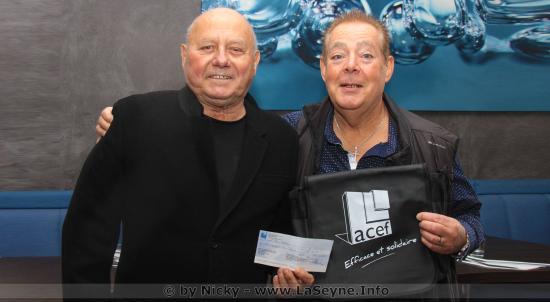 1000 €uros de l'Acef pour l'Association La Seyne de l'Espoir