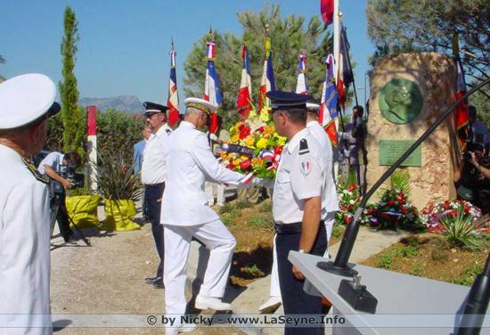 Stèle du Maréchal De Lattre de Tassigny à Saint-Elme