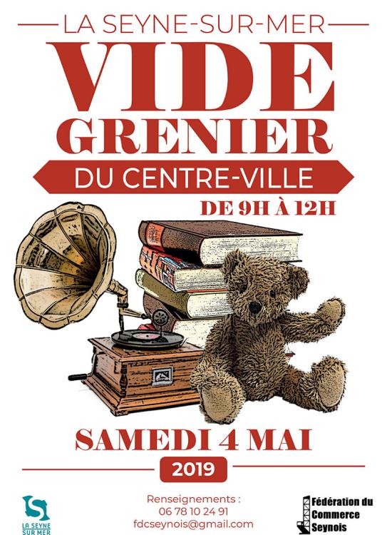 Vide-Grenier du Centre-Ville, le 04 Mai 2019