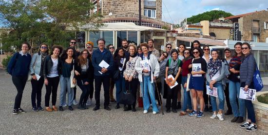 Des Etudiants de l'ENSA Paris Belleville visitent le Village Pouillon des Sablettes