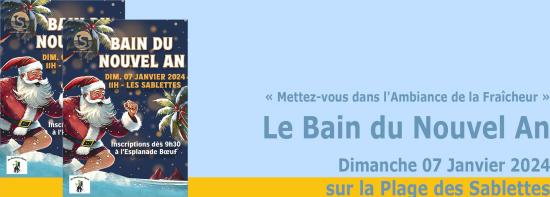 Le Bain du Nouvel An, le 07/01/2024 aux Sablettes