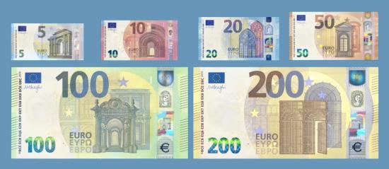 Les nouveaux Billets de 100 et 200 Euros