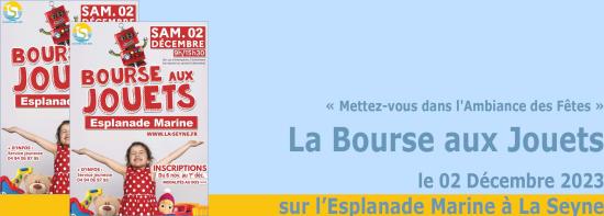 La Bourse aux Jouets: Rendez-vous le 02/12/2023 sur l'Esplanade Marine