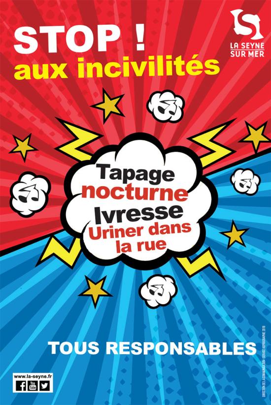Campagne d’Affichages sur les Incivilités en 4/3 à l’Entrée de Ville de La Seyne