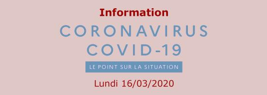 Coronavirus: Passage au Stade 3 du Plan d’Action gouvernemental
