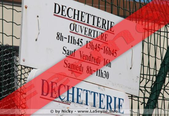 La Seyne sur Mer: Fermeture de la Déchetterie du 15 au 30 Octobre 2018