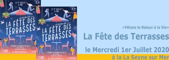La Fête des Terrasses à La Seyne, Mercredi 01/07/2020