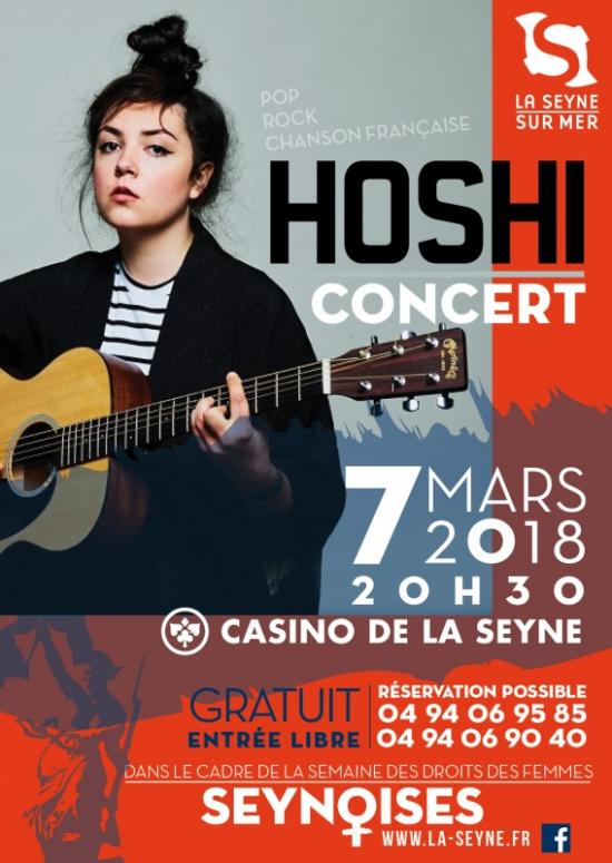 Concert: HOSHI live sur Seyne - « Il suffit d’y croire » !..