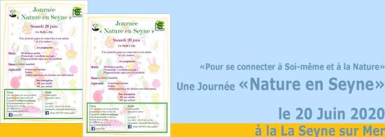 Journée « Nature en Seyne », le 20 Juin 2020 avec Le Jardin 83 et Elodie Septier Naturopathe