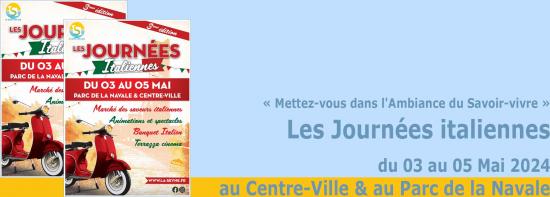Les Journées Italiennes 2024, les 03, 04 & 05 Mai à La Seyne sur Mer