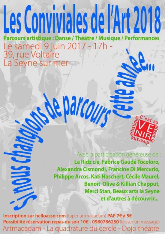 Parcours artistique: Les Conviviales de l'Art 2018