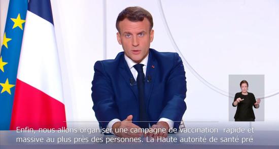 Les Annonces d’Emmanuel Macron du 24/11/2020 en Time Lapse
