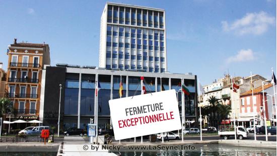 Fermeture exceptionnelle de la Mairie et Préfecture le 16/08/2019