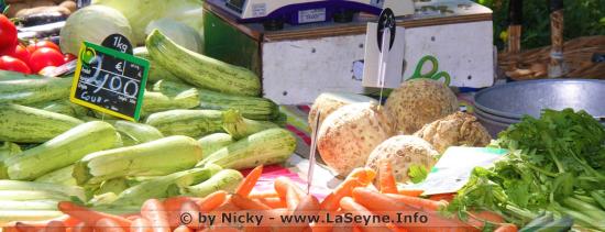 Marché sur le Cours Louis Blanc