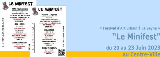 Festival d'Art urbain “Le Minifest”, du 20 au 23/06/2023