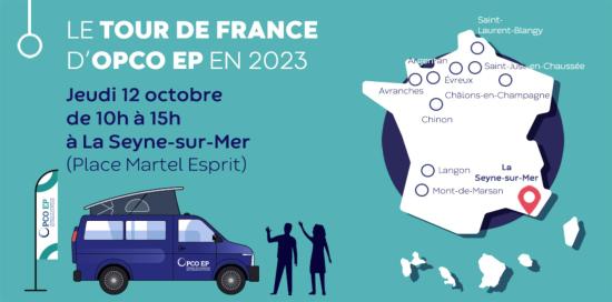 Emploi et la Formation pour les Jeunes: L'Opco EP fait Escale à La Seyne-sur-Mer, le 12/10/2023