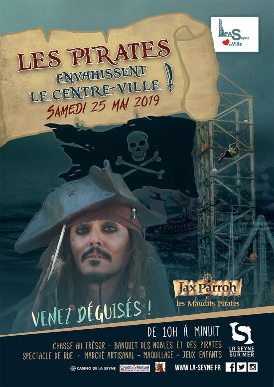 Attention ! Les Pirates envahissent le Centre-Ville de La Seyne, le 25 Mai 2019