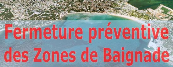 La Seyne sur Mer: Fermeture préventive des Zones de Baignade 10/08/2018