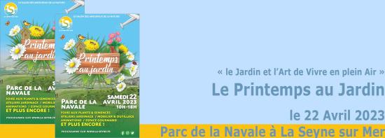 Le Printemps au Jardin, le 22/04/2023, Parc de la Navale à La Seyne