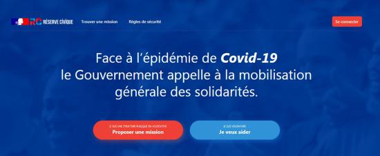 #Coronavirus #Covid19: Lancement de la Plateforme #JeVeuxAider.gouv.fr de la Réserve civique