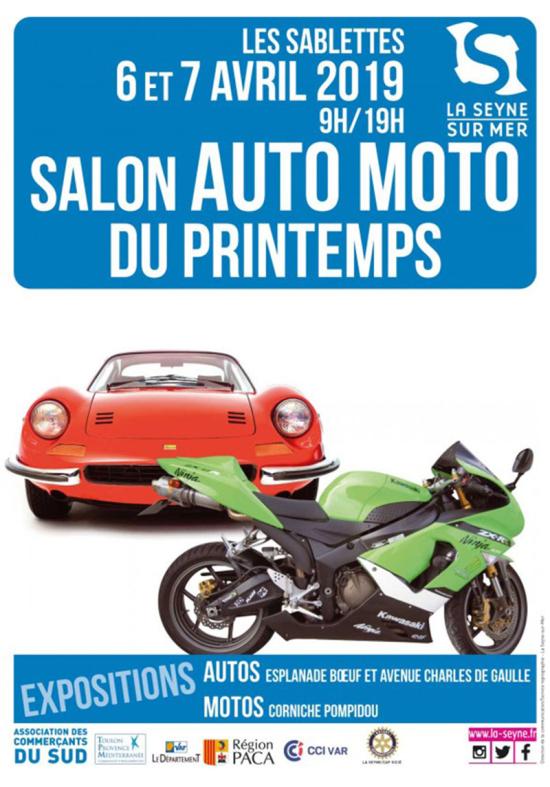 Salon Auto Moto: Les 06 et 07 Avril 2019 aux Sablettes
