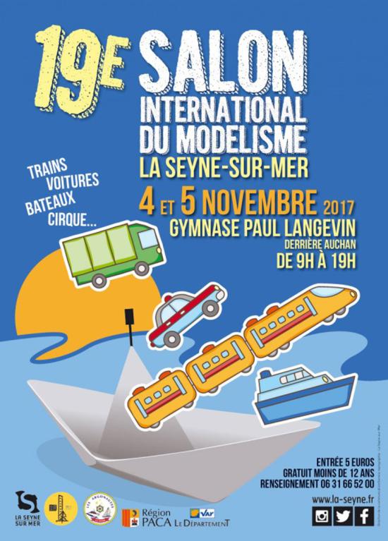 19e Salon du Modélisme les 04 et 05 Novembre 2017 au Complexe sportif Langevin